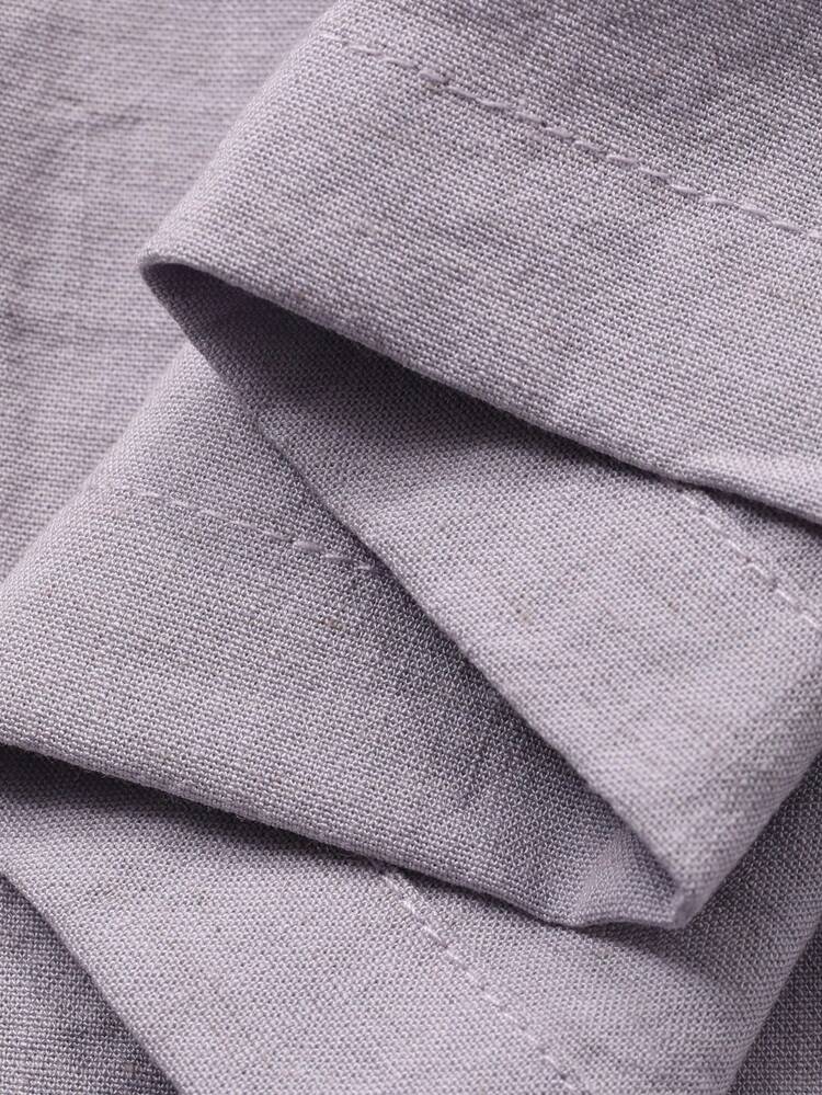 Tween Girls Round Neck Sleeveless Shirt And Wide Leg Pants Set, Fall Outfit