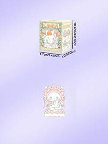 POKOJA LAND 盲盒（非毛绒填充），适合作为节日礼物送给朋友，艾玛生日蜡烛花园主题盲盒人偶（8个常规款+1个隐藏款）- ABS材质可收藏兔子角色人偶（8厘米/3.14英寸），带有花卉和派对装饰，是送给朋友和家人的贴心礼物，非常适合桌面/展示装饰和人偶爱好者。 - 潮玩盲盒 - 查看 5