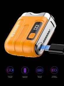 Teckwe 迷你电动智能剃须刀家用车载剃须刀数字显示双刀片可充电剃须刀强力胡须修剪器 - 彩色 - 查看 6