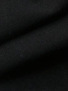 FRIFUL Quần legging nữ dáng ôm, không gót, phối màu tương phản. - màu đen - Xem 7