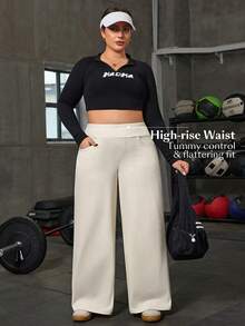 Flexra Quần jean denim co giãn mềm mại, màu xanh nhạt, cỡ lớn - Màu be - Xem 6