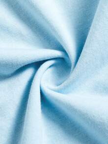 SHEIN Playful Pals Bộ 5 quần áo trẻ sơ sinh cho bé trai, kiểu dáng thường ngày, kẻ sọc, họa tiết động vật, không tay, cổ tròn, ôm sát, chất liệu mềm mại, dày dặn, thích hợp cho mùa hè, xuân và nghỉ lễ. - Nhiều màu - Xem 3