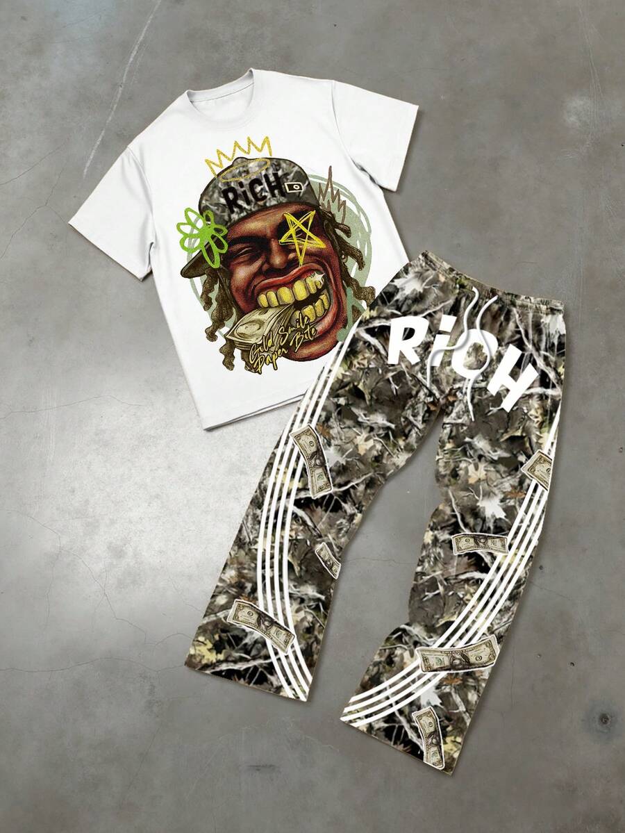 Manfinity EMRG 男士T恤套装