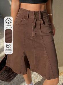 DAZY Women's Elegant Denim Mermaid Skirt Y2k