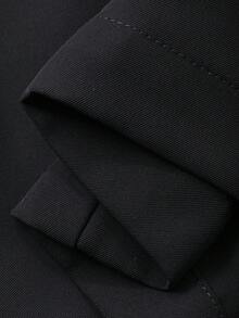 DAZY 女士优雅无袖撞色蕾丝吊带连体裤，搭配阔腿裤，适合春秋季穿着 - 黑色 - 查看 3