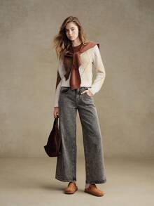 Solecia 女士低帮滑板鞋新款休闲运动鞋，百搭运动鞋硫化帆布鞋绒面软木鞋垫足弓支撑木屐软底鞋舒适 - 棕色 - 查看 3