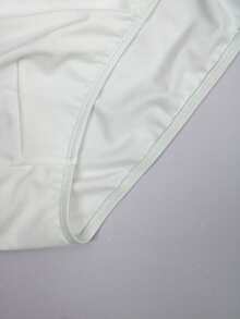 CoralVoy Quần bơi tam giác đơn giản dành cho nam cỡ lớn, thích hợp cho kỳ nghỉ hè ở bãi biển. - trắng - Xem 6