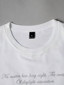 STYNVO 男士休闲畅销款“最后的晚餐”3D立体浮雕图案T恤，日常穿着，男友/老公礼物，周年纪念礼物，白色 - 白色 - 查看 5