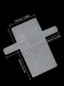 Tấm nhựa trong suốt dạng lưới, vật liệu làm túi xách tự chế họa tiết vải tweed, đồ dùng làm túi xách tùy chỉnh, thiết kế thêu họa tiết động vật. - Như đã trình bày - Xem 12