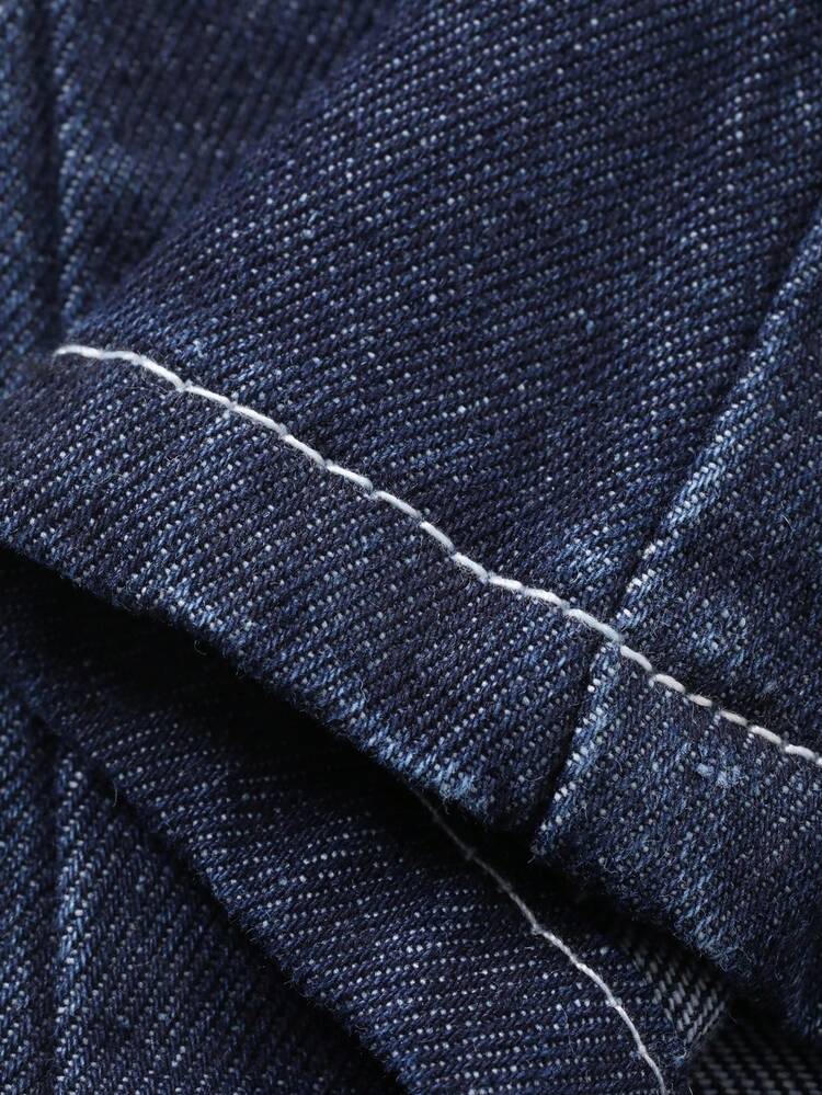 Toddler Girls' Vintage Washed Casual Flared Korean Style Jeans