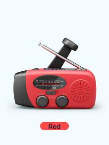 Teckwe Hand Crank Radio With 2000mAh Cellphone Charger, AM FM NOAA Weather Radio With Bright Flashlight For Home And Outdoor Emergencies - Multi-color - one size fits all - View 16