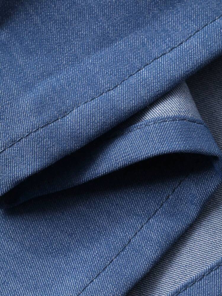 Women's Collared Short Sleeve Blouse & Mini Skirt 2 Pieces Set, Fresh Korean Style