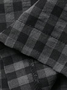 DAZY Tween Girl Plaid Floral Embroidered Crew Neck Top And Pants Pajama Set - Multicolor - View 7