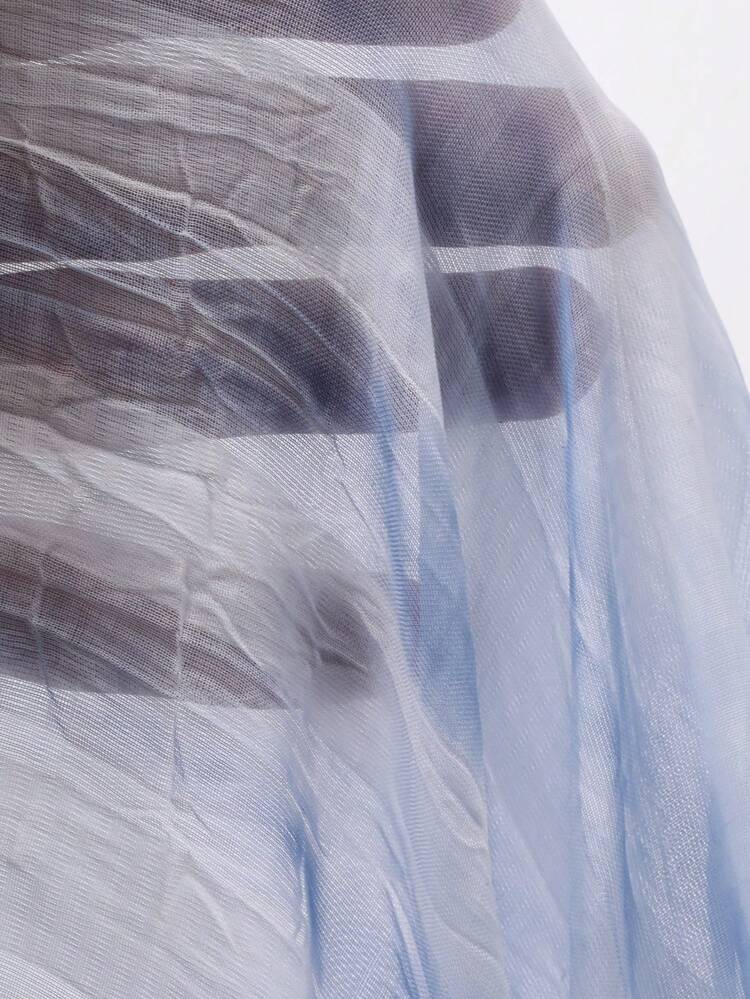 Striped Textured Lightweight Turndown Collar Long Sleeve Long Casual Resort Blouse For Women, Spring/Autumn