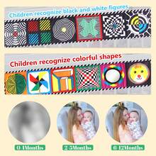 MINKOJA Libro de tela suave para bebés, juguete educativo de aprendizaje, libros de tela educativos para el baño del bebé con animales, colores e insectos, regalos ideales para bebés, Pascua, regalo de Pascua, Día del Niño, libros para bebés, juguetes para bebés, estimulación sensorial para bebés, juguetes educativos tempranos para bebés y espejos para bebés - Color - Ver 9