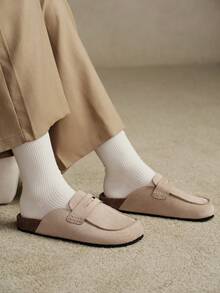 Solecia Mångsidiga slip-on-sandaler för kvinnor för pendling och vardagsbruk - Aprikos - Visa 3