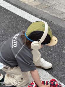 DAZY Baby Boys' Round Neck Contrast Stitching Short Sleeve Casual Street Wear Top Summer - Black - View 6