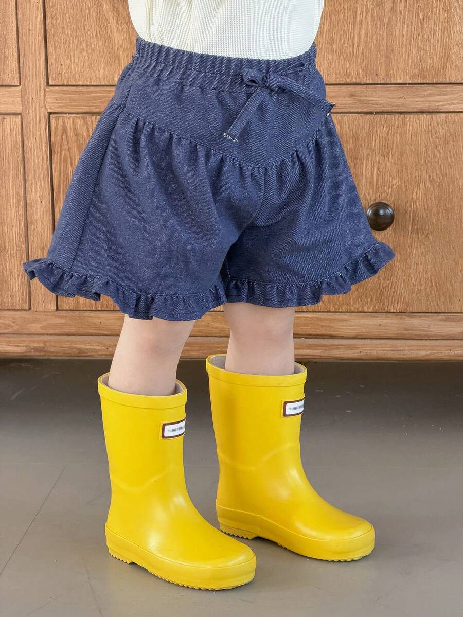 DAZY Toddler Girls' Washed Ombre Korean Style Fresh Denim, Summer - Blue - View 1