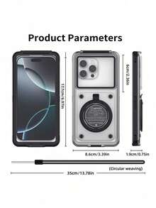 Universal 6.9-Inch Wet Diving Mobile Phone Case - Touch Screen With Stand, Counter-Shock/Drop Protection - Suitable For All Smartphones - Perfect Gift For Water Sports Enthusiasts - Multicolor - View 14