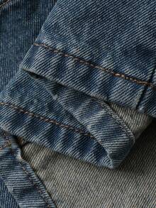 DAZY Polo领长袖连衣裙、高腰牛仔裙、Design Sense修身半身裙、女士牛仔连衣裙 - 中等水洗藍 - 查看 8