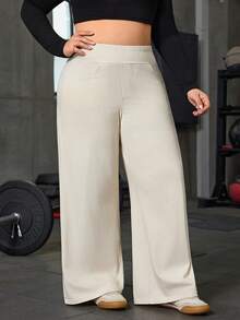 Flexra Quần jean denim co giãn mềm mại, màu xanh nhạt, cỡ lớn - Màu be - Xem 4