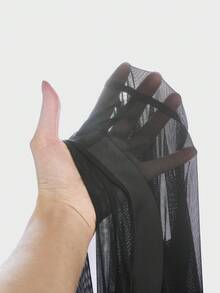 FeverCity 男士网眼拼接休闲长袖连体裤 - 黑色 - 查看 7