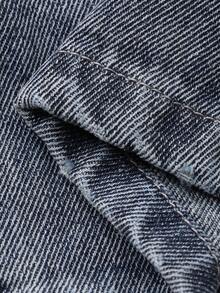 DAZY Infant/Toddler Girls' Washed Distressed Denim With Butterfly Embroidery, Korean Style - Blue - View 9