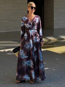 DAZY 优雅亮片连衣裙，高端奢华小众派对礼服吊带裙 - 彩色 - 查看 4