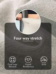 Flexra Quần jean denim co giãn mềm mại, màu xanh nhạt, cỡ lớn - Màu be - Xem 7