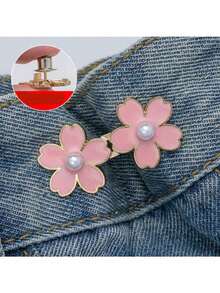 1/2 Pairs Sakura Waist Buttons, Adjustable And Removable Waist Shaping Buttons, Used To Adjust The Waistline Of Jeans Or As Clothing Accessories, No Need To Sewing Buttons. - Multicolor - View 13
