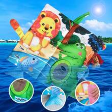 MINKOJA - SELECTS Libro interactivo de dinosaurio bebé, libro táctil, juguete suave interactivo para carrito de bebé - Multicolor - Ver 9