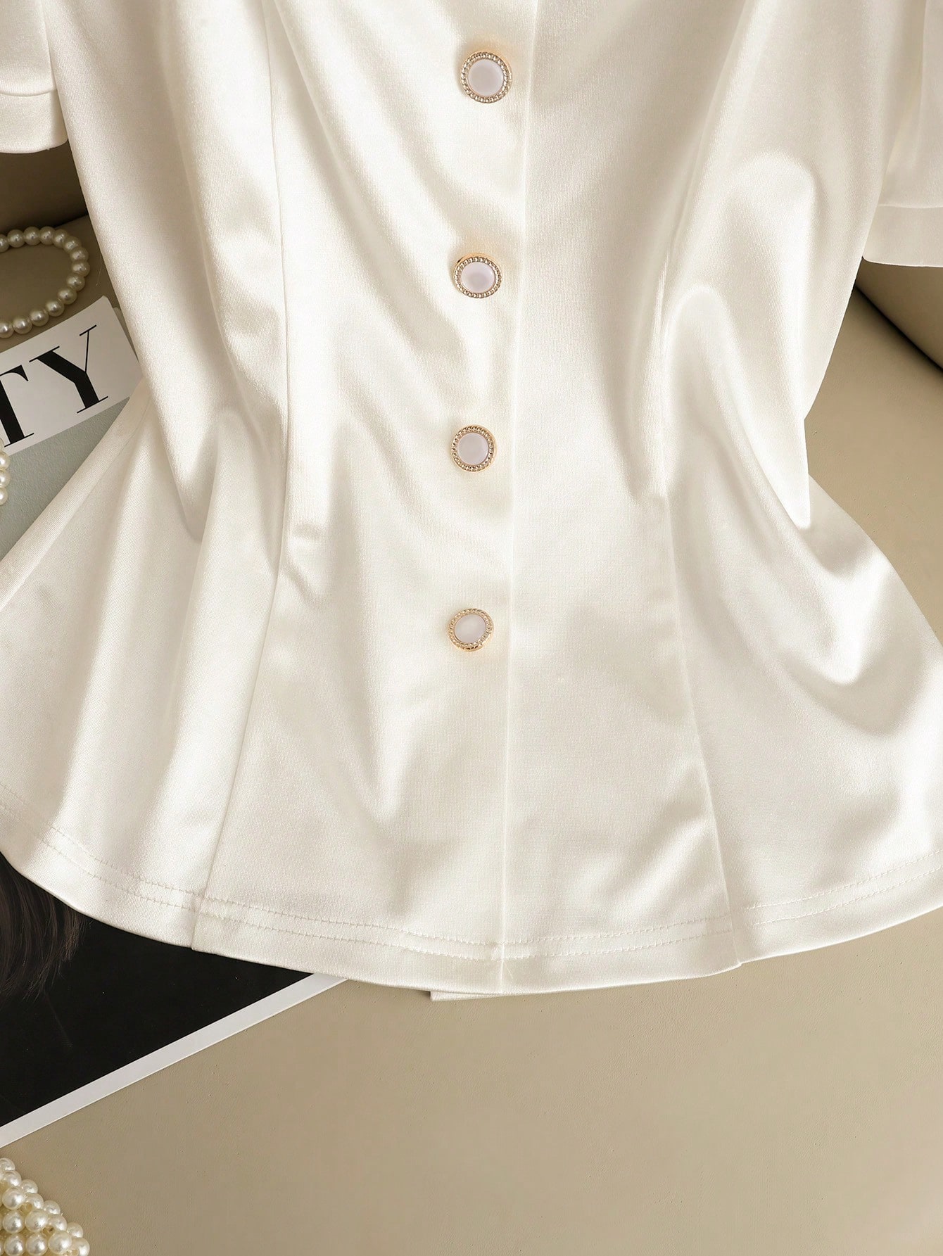 GlowEve ملابس علوية كاجوال مصنوعة من قماش مافوك مز...