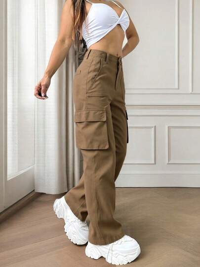 Pantalones de Pierna Ancha con Cintura Elástica y Cordón: Comodidad Ajustable y Estilo Elegante para Tu Guardarropa