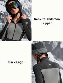 In My Nature Bộ áo liền quần và quần dài co giãn cao, thân thiện với da dành cho nữ, thích hợp cho cắm trại, leo núi, thể thao và đi làm trong thành phố. - Màu Xám nhạt - Xem 4