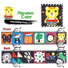 MINKOJA Libro de tela suave para bebés, juguete educativo de aprendizaje, libros de tela educativos para el baño del bebé con animales, colores e insectos, regalos ideales para bebés, Pascua, regalo de Pascua, Día del Niño, libros para bebés, juguetes para bebés, estimulación sensorial para bebés, juguetes educativos tempranos para bebés y espejos para bebés - Color - Ver 12