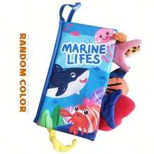 MINKOJA - SELECTS Libro interactivo de dinosaurio bebé, libro táctil, juguete suave interactivo para carrito de bebé - Multicolor - Ver 12