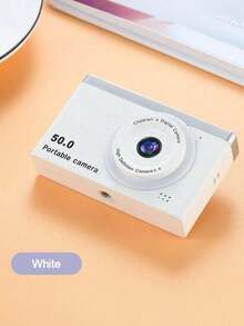 Digital Camera, Mini CCD Camera, Portable Retro Card Camera With Mobile Transfer Capability, 4K Ultra HD Photography Valentine's Day Gift - Multicolor - View 16