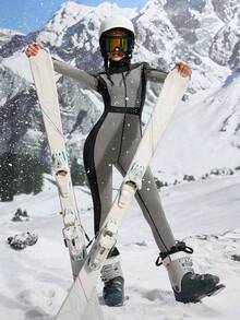 In My Nature Bộ áo liền quần và quần dài co giãn cao, thân thiện với da dành cho nữ, thích hợp cho cắm trại, leo núi, thể thao và đi làm trong thành phố. - Màu Xám nhạt - Xem 2