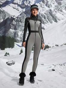 In My Nature Bộ áo liền quần và quần dài co giãn cao, thân thiện với da dành cho nữ, thích hợp cho cắm trại, leo núi, thể thao và đi làm trong thành phố. - Màu Xám nhạt - Xem 7