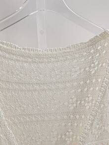 GlowEve Neue europäische und amerikanische Mode gemischte Farbe elegante vielseitige gestrickte Strickjacke - Khaki - Übersicht 3