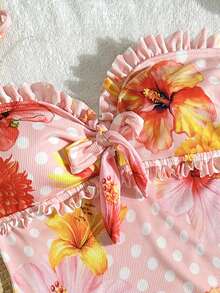 Swim Mod Bộ đồ bơi mùa hè dành cho nữ, thiết kế chấm bi thời trang, ngọt ngào và dễ thương, đồ bơi liền thân thích hợp cho bãi biển và khu nghỉ dưỡng. - Nhiều màu - Xem 5