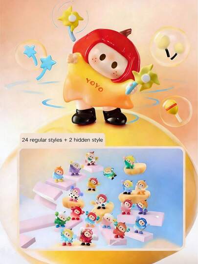 POKOJA LAND - BESTSELLERS YoYo Sauce YouYou Cute Tilt-Head Series Blind Box - Random Cute Mini Figure Blind Box Toy Collectible Toys & Home Decor, Perfect Holiday & Birthday Gifts For Friends & Family A Perfect Gift For Blind Box Enthusiasts