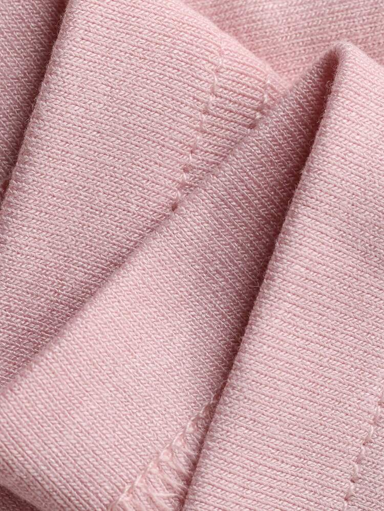 Comfortable Knit Long Sleeve Short Pajama Set For Women