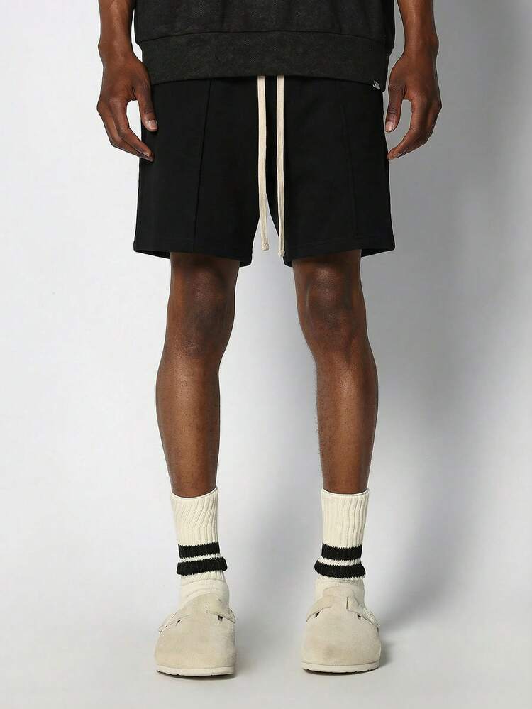 Jogginghose mit tiefem Schritt und Kordelzug