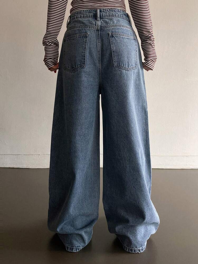 Women's Loose Fit Street Style Jeans