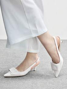 CUCCOO BIZCHIC Tacones para mujer - Blanco - Ver 5