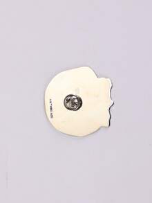 HARRY POTTER X SHEIN 1 粉色卡通蛋糕图案，英文字母金属胸针 - 彩色 - 查看 3