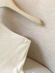 Resyla Women's New Arrival Spring/Summer Asymmetric Hem Slit Design Camisole - Apricot - View 3