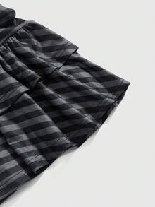 ROMWE Grunge Punk Y2K Sexy Camouflage Allover Print Cropped Tube Top And Mini Skirt 2 Pieces Set - Multicolor - View 4