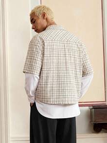 SWAVVY Men Shirts - Apricot - View 2